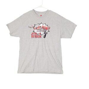 VEEP JONAH RYAN Shirt Mens SZ L Gray Vice President Timothy Simons HBO‎ Pow Pow